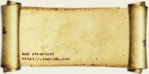 Ana Zeremski vizit kartica